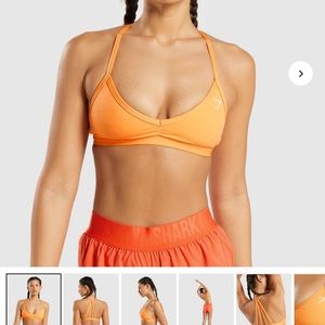 NWT Gymshark minimal bra - apricot orange